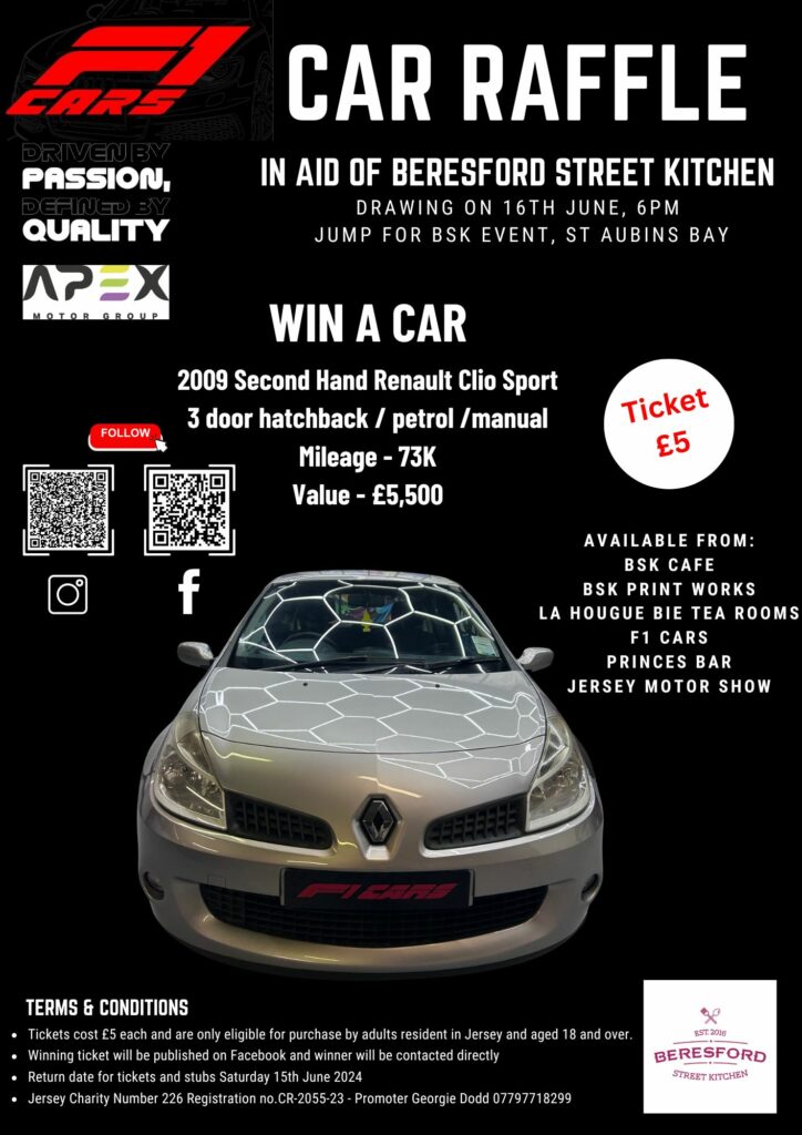 Car Raffle Graphics Raffle – Beresford Street Kitchen